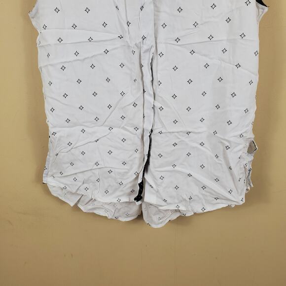 Paradigma Star Print Sleeveless Button-Up Shirt Size XS - Picture 3 of 11